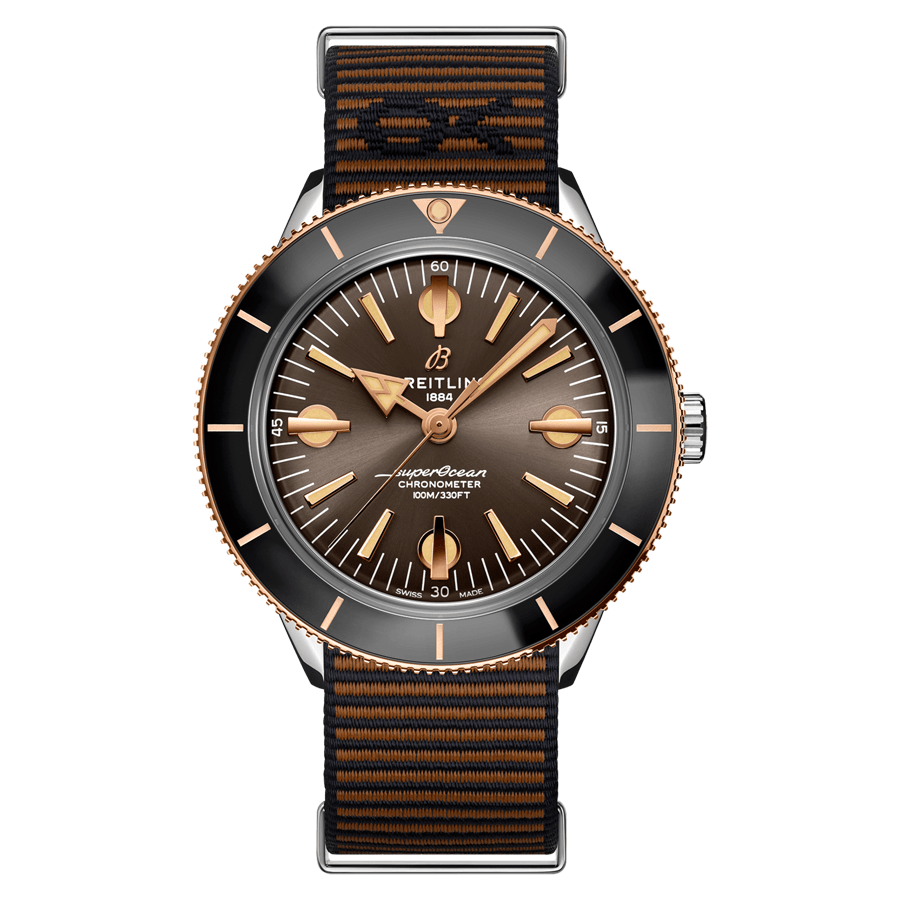 Breitling superocean outlet heritage ii gold